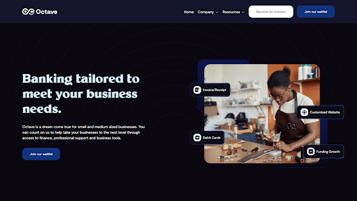 Cover image for Octave Finance Web Application