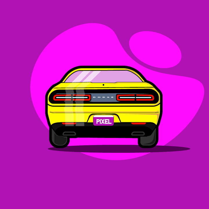 Cover image for Illustration Dodge Challanger