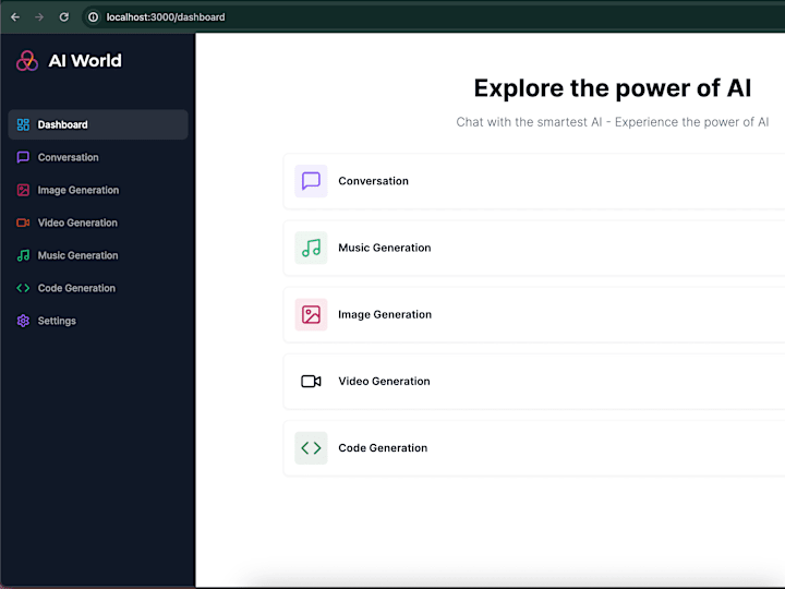 Cover image for AI application