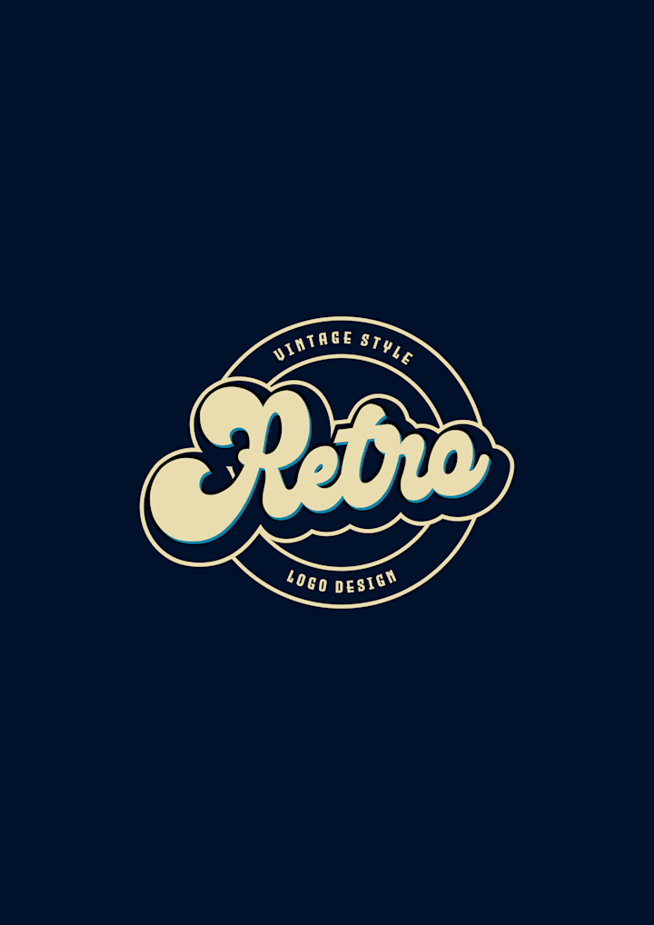 Cover image for Retro typography logo