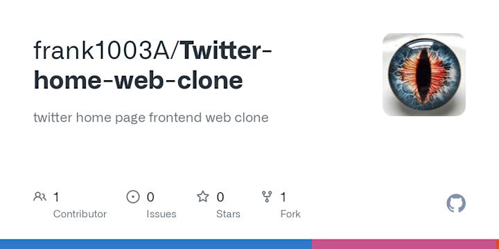 Cover image for Twitter Web Home Page Clone