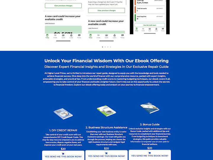 Cover image for Targeted Sales Funnel for Lead Generation Credit Repair Service