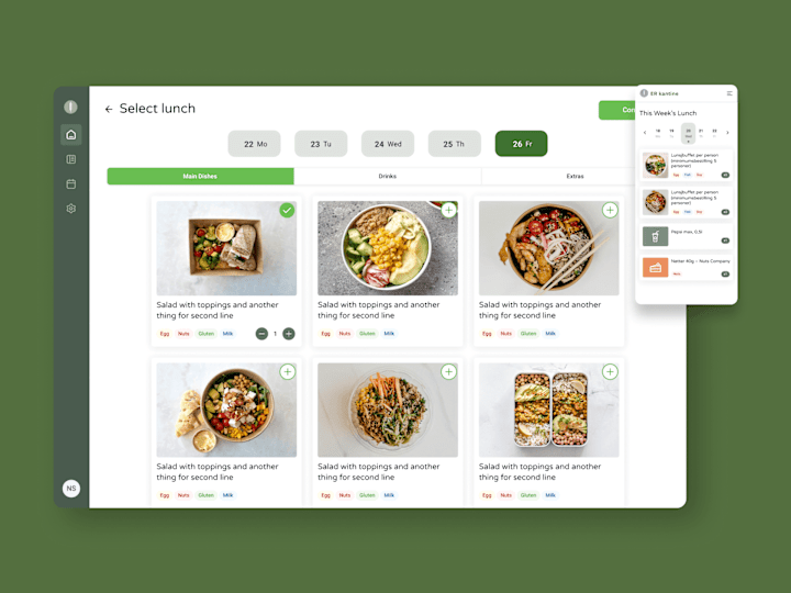 Cover image for Multi-Sided B2B Platform for Ordering Lunch Meals