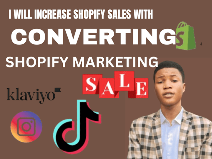 Cover image for boost shopify sales, shopify dropshipping marketing