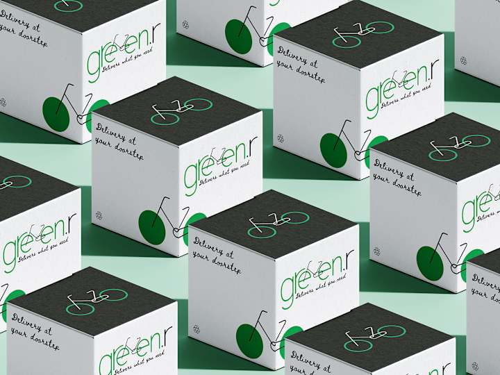 Cover image for Logo and packaging design for green.r 