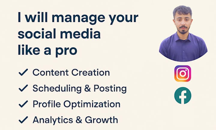 Cover image for Facebook & Instagram Marketing Management