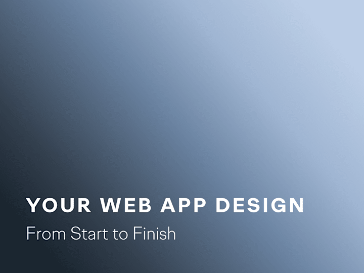 Cover image for Your Web App Design