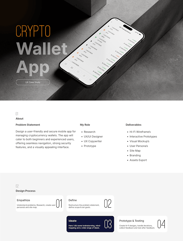 Cover image for Crypto Wallet App Design