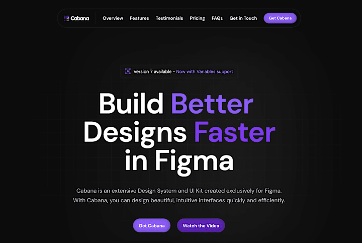 Cover image for Cabana UI - Landing Page