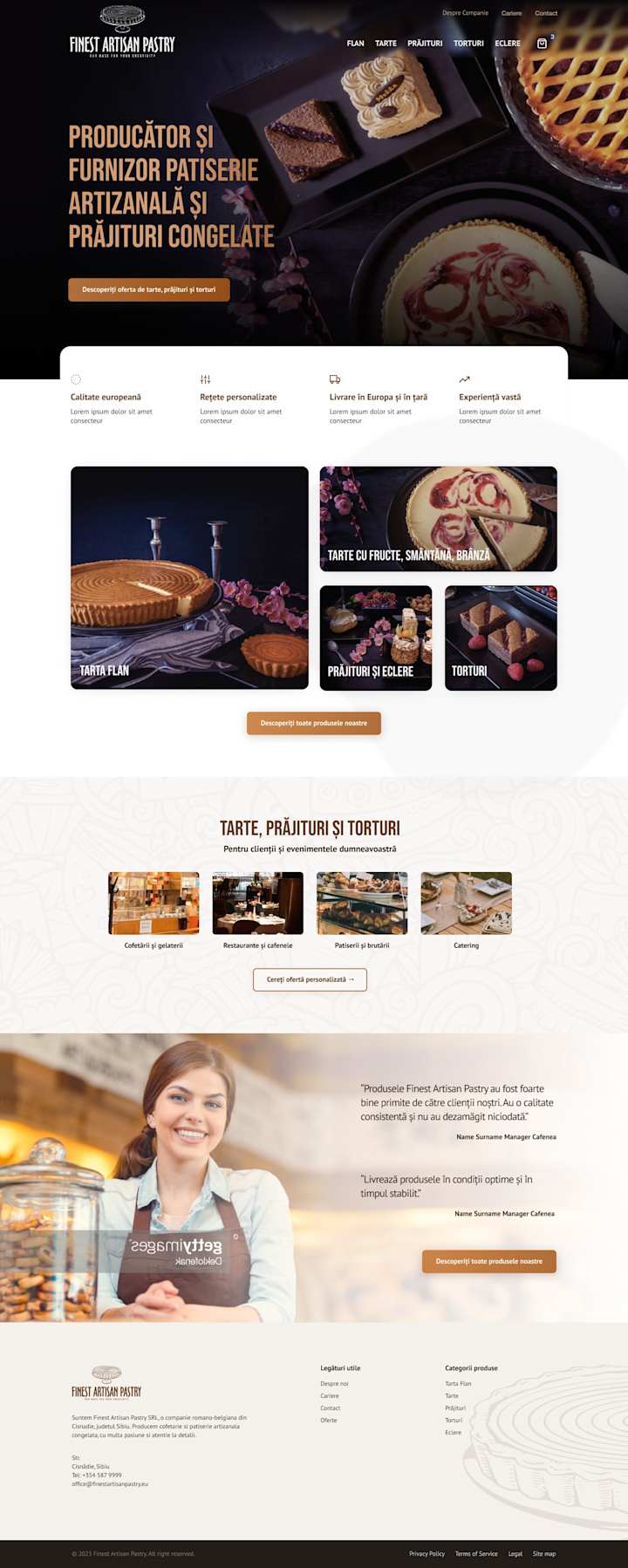 Cover image for Finest Artisan Pastry Website Redesign and WordPress Development