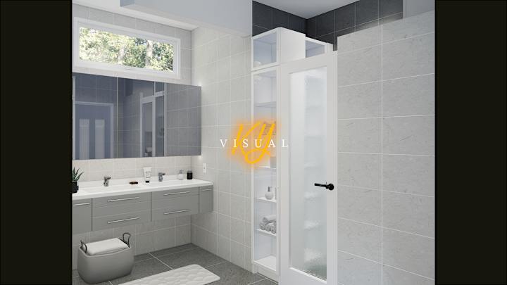 Cover image for 'BATHROOM A' @ Marietta, US | Visualization :: Behance