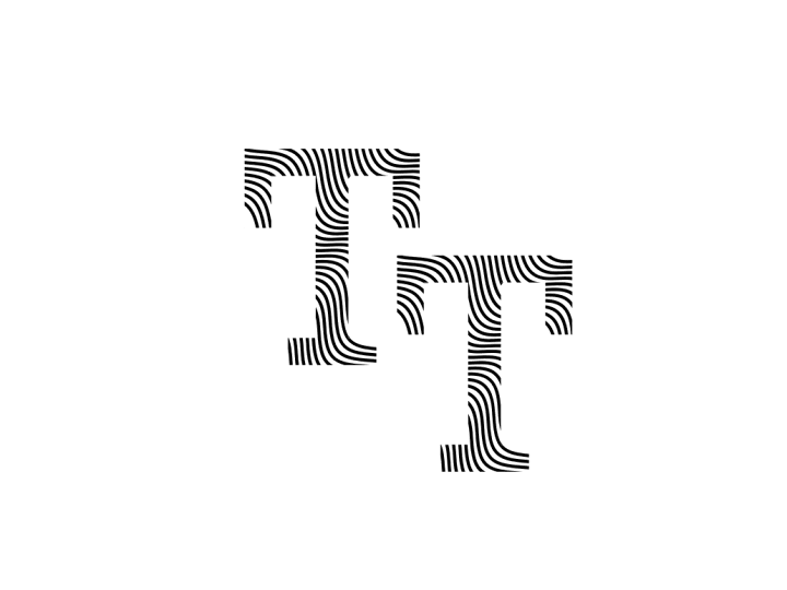 Cover image for T letter Initials Logo