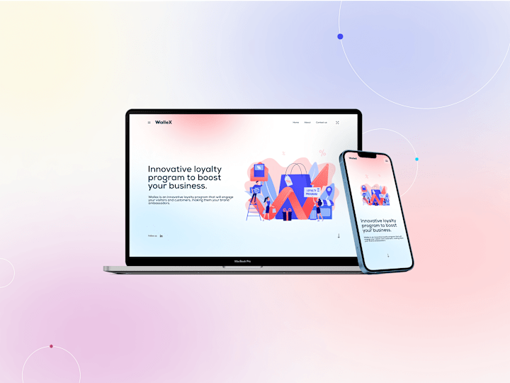 Cover image for Wallex - Website UI 🖥️