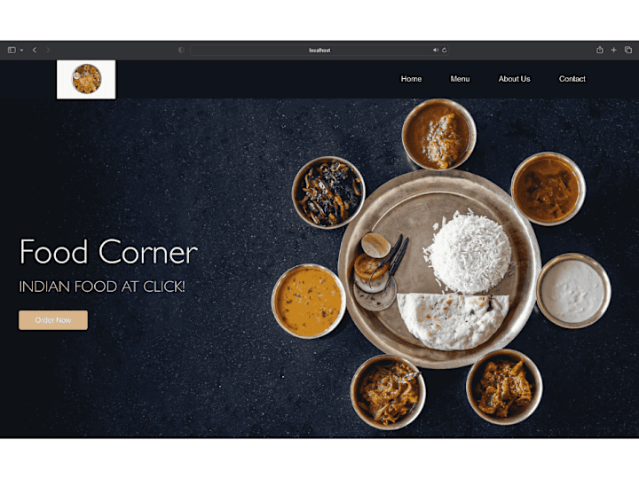Cover image for  A responsive food-order web page 