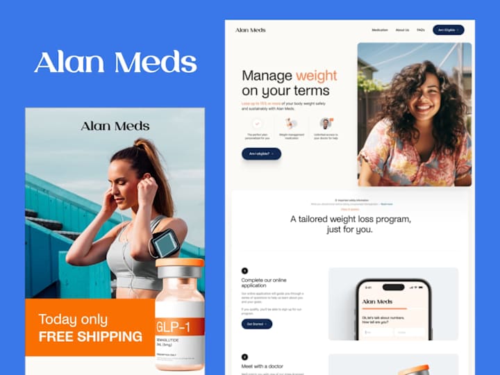 Cover image for Alan Meds | Website & Marketing Design