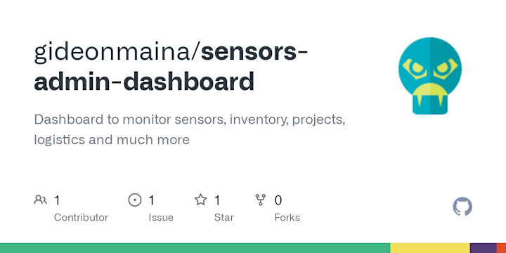 Cover image for gideonmaina/sensors-admin-dashboard