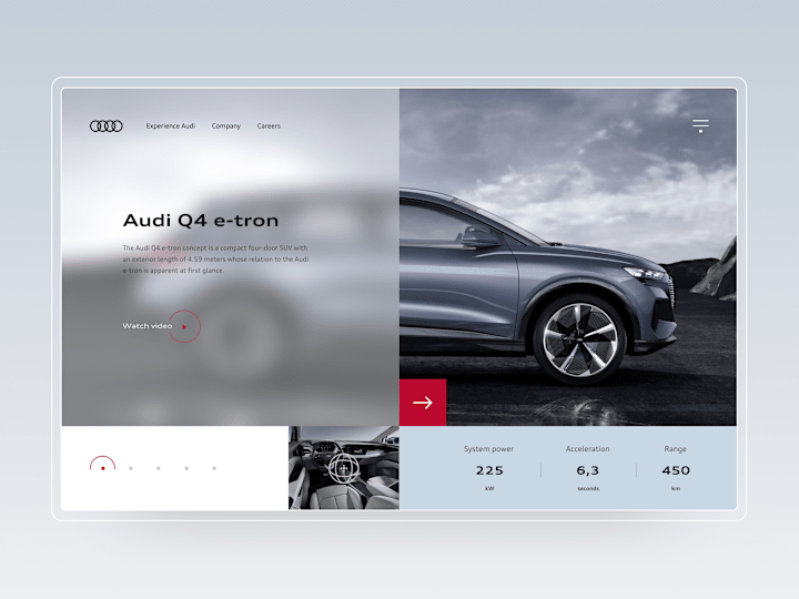 Cover image for Audi Q4 e-tron concept