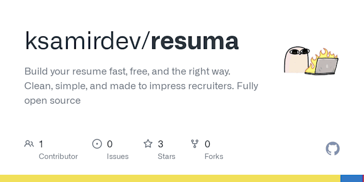 Cover image for Free Resume Builder Development