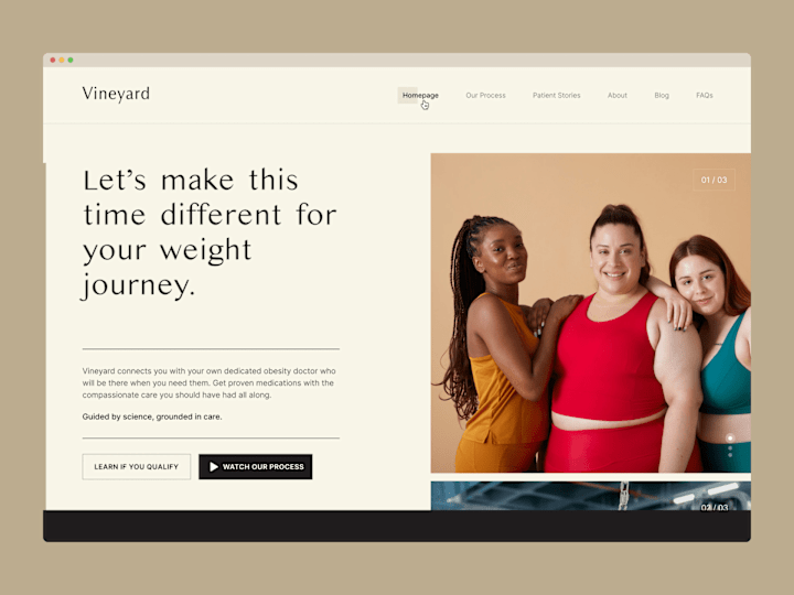 Cover image for Vineyard Homepage Framer Website Development