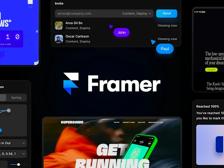 Cover image for Framer Landing Page Website Design 🔥