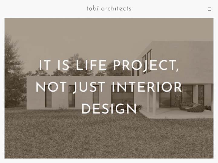 Cover image for Tobi architects Website