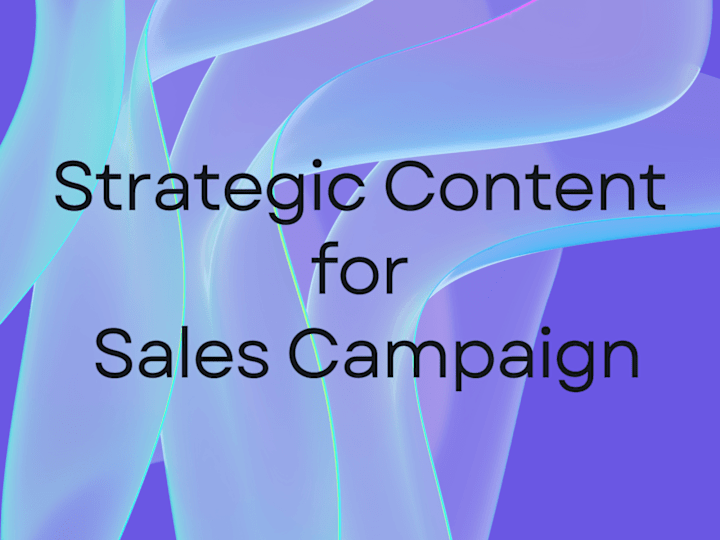 Cover image for Successful Sales Campaign Through Strategic Content