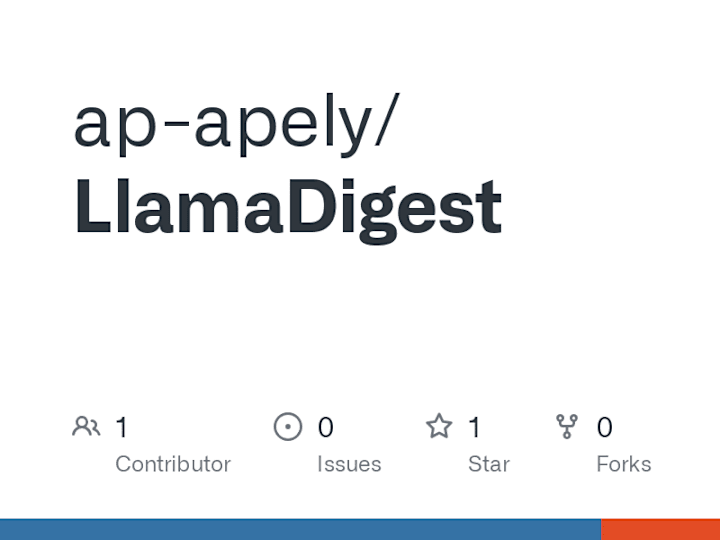 Cover image for LlamaDigest: Text Summarization API