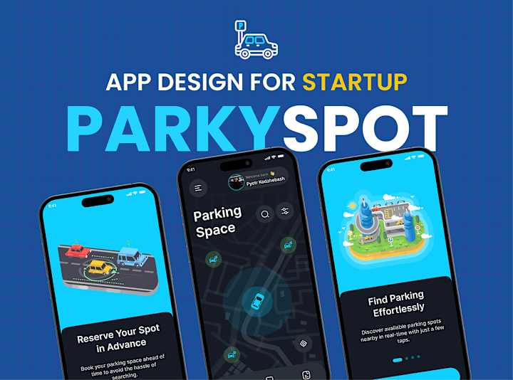 Cover image for 🚗 Parkyspot - Car Parking Lot Mobile App Design 🅿️📱 