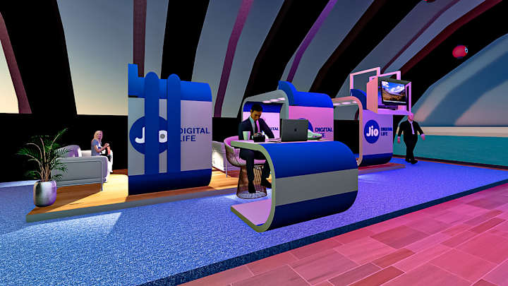 Cover image for exhibition Stall design for Jio digital life | Images :: Behance
