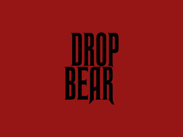 Cover image for Drop Bear Poster Design