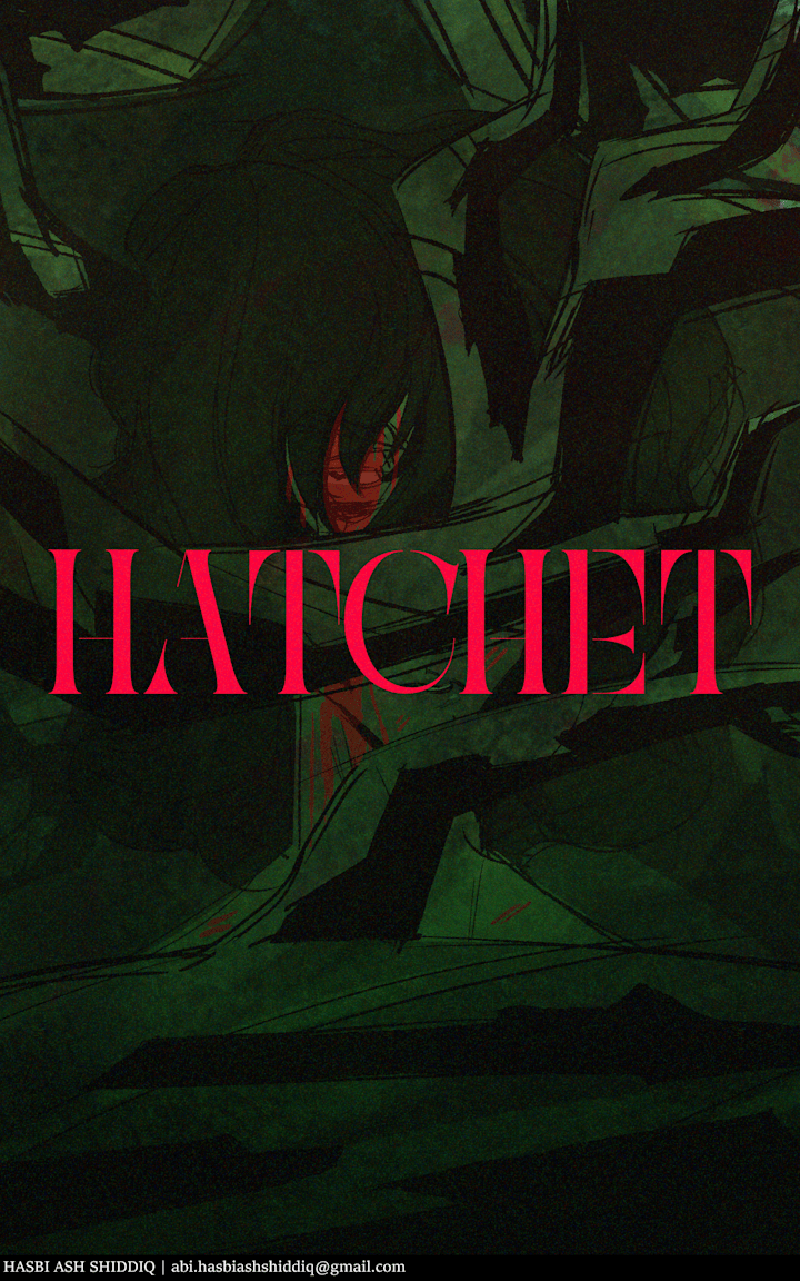 Cover image for Hatchet #2, Book Cover Illustraion, Fan Art