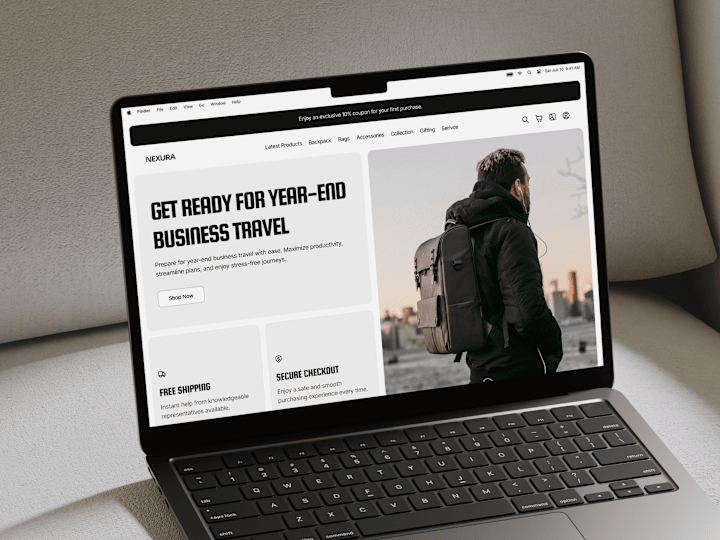 Cover image for Nexura - Travel Gear E-Commerce Website