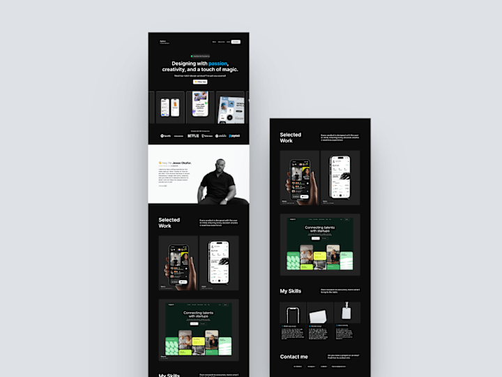 Cover image for Portfolio Website Design for Jesse Okafor