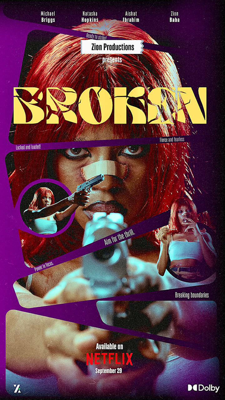 Cover image for Movie cover for Broken :: Behance