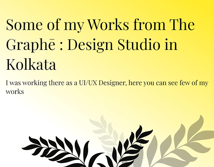 Cover image for Works from Graphē on Behance
