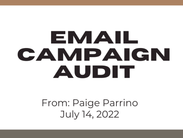 Cover image for Email Audit