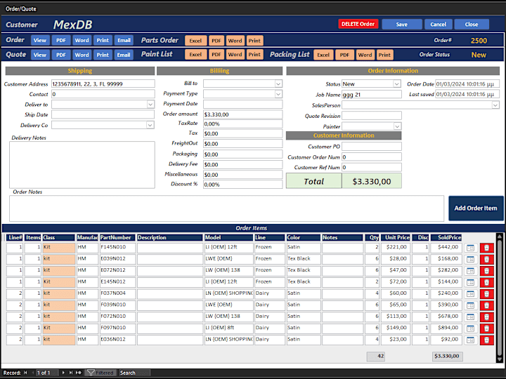 Cover image for Ms Access database development