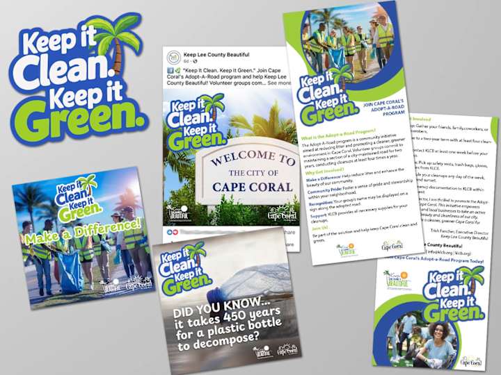 Cover image for Adopt-A-Road Awareness Campaign for Keep Lee County Beautiful
