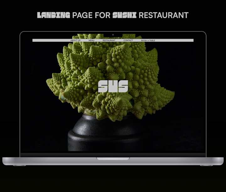 Cover image for Landing page for sushi restaurant 