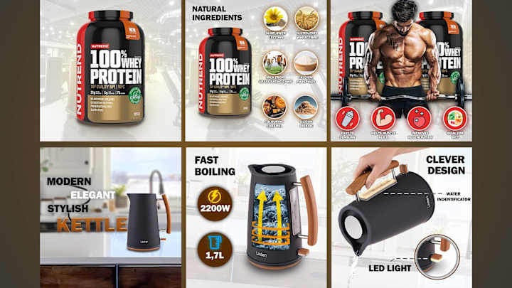 Cover image for Amazon, Ebay, Etsy Product Listing Images Design