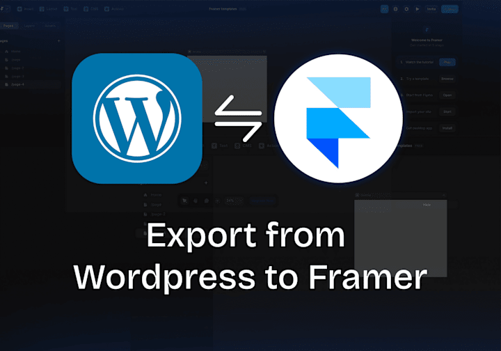 Cover image for WordPress to Framer Website Migration