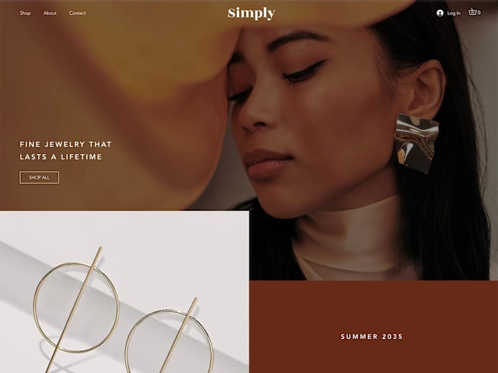 Cover image for Simply - Designer Jewelry Store | Wix