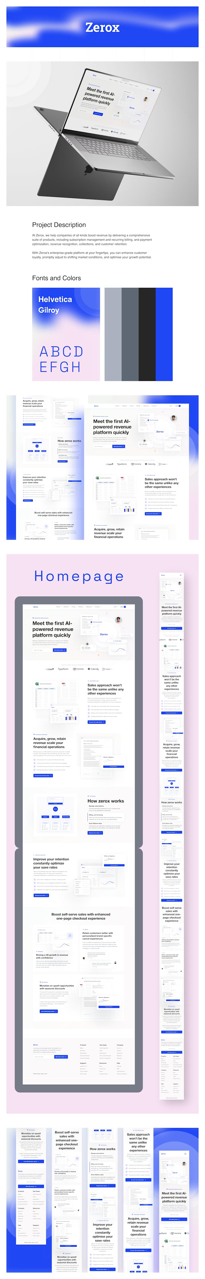Cover image for AI Powerd Website - Saas Design