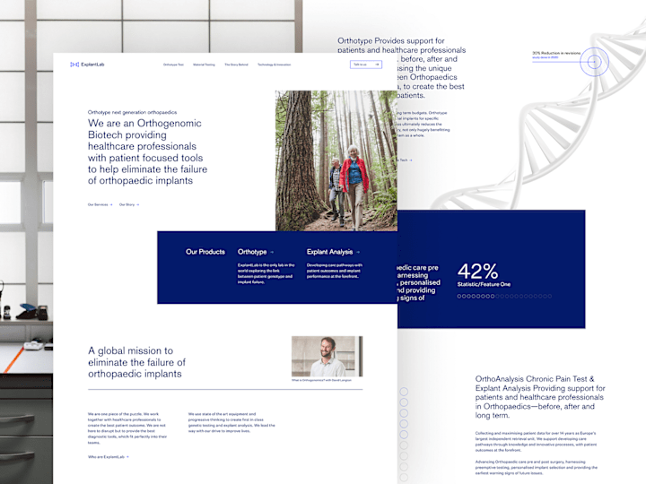 Cover image for ExplantLab Website - Built in Webflow