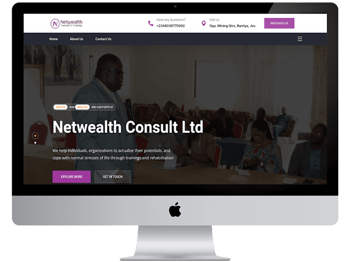 Cover image for Case Study: Website Redesign for Netwealth Consult Ltd