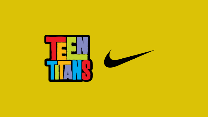 Cover image for fictional collaboration between Teen Titans and Nike