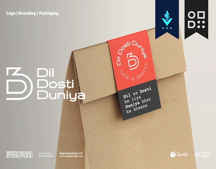 Cover image for D3 Restro Cafe - Logo Branding & Packaging Design