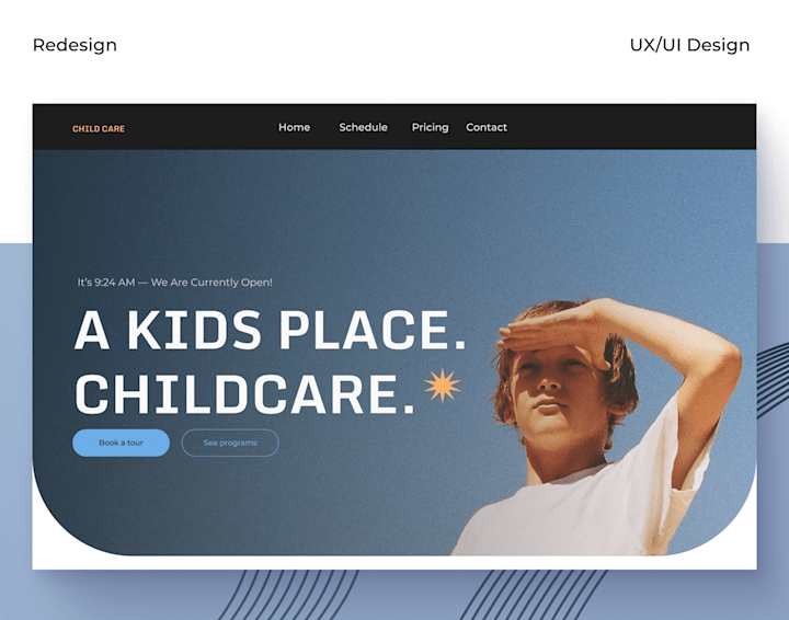 Cover image for Redesign for a Childcare Centre on Behance