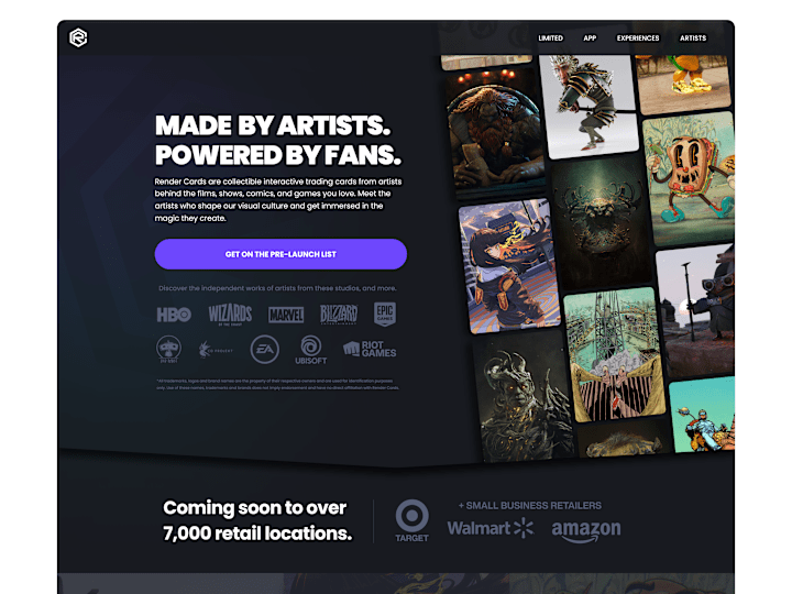 Cover image for Render Cards - Framer Landing Page
