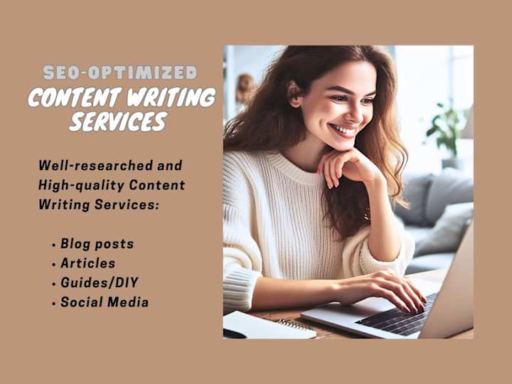 Cover image for SEO-optimized Content Writing